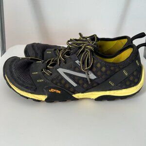 New Balance Minimus Trail MT10GG Vibram Running Shoes Black/Yellow  Size 7.5
